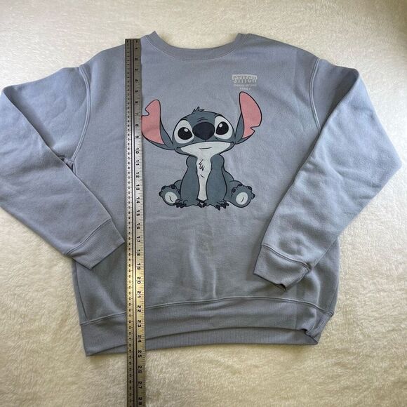 Large Blue Lilo & Stitch Sweater Ohana Means Family - Picture 3 of 13